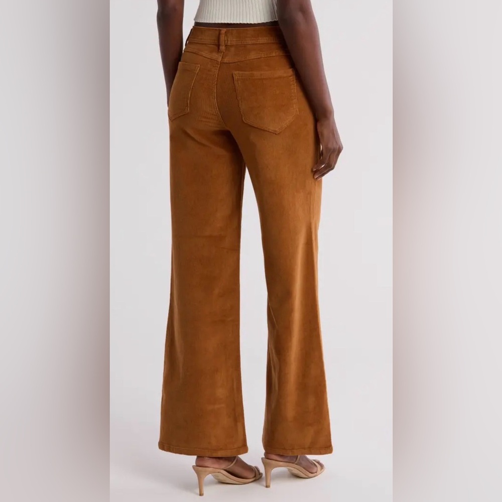 Kensie Kaya Corduroy Wide Leg Jeans - Picture 4 of 7